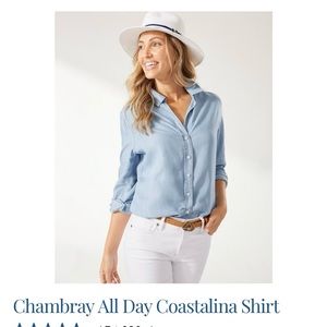 Tommy Bahama Chambray All Day Costalina Shirt
